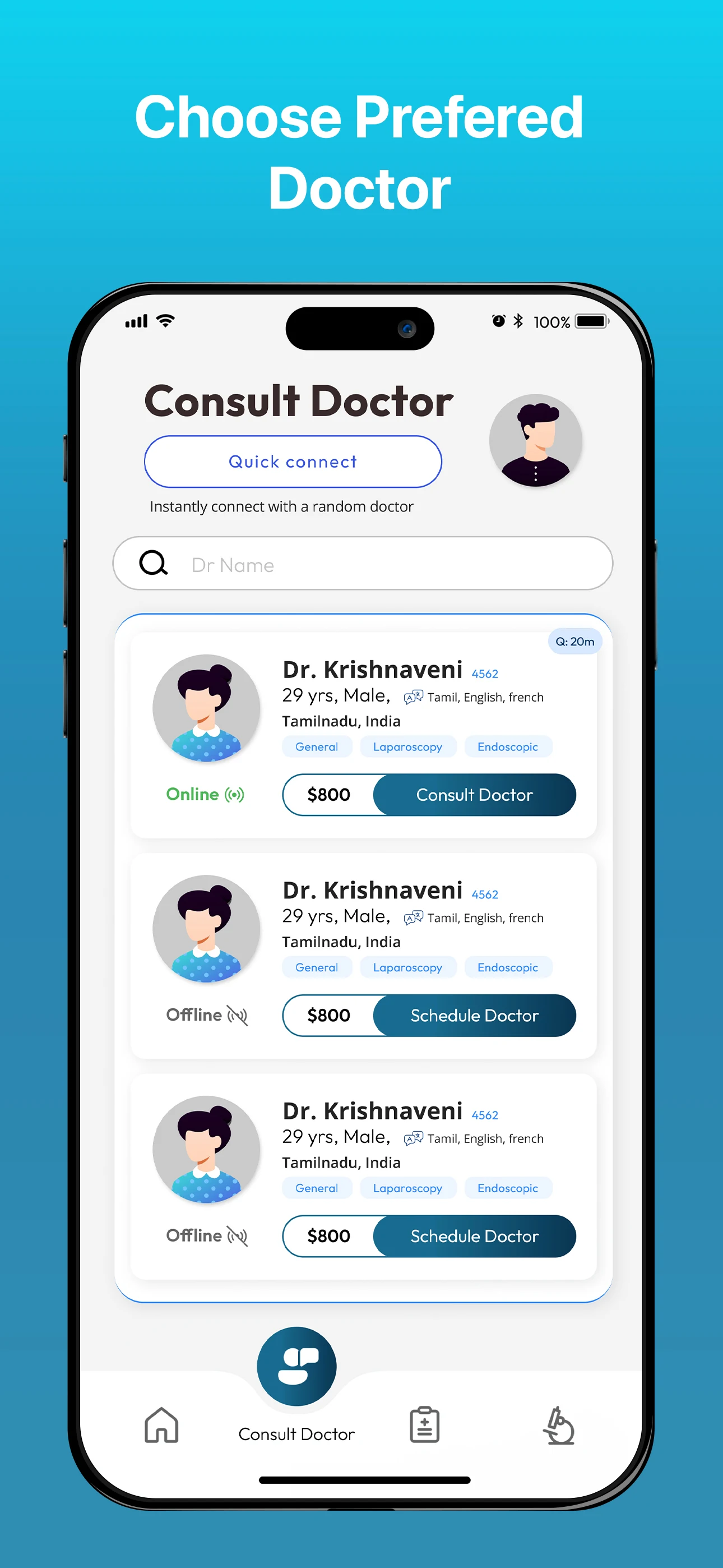 Choose Preferred Doctor